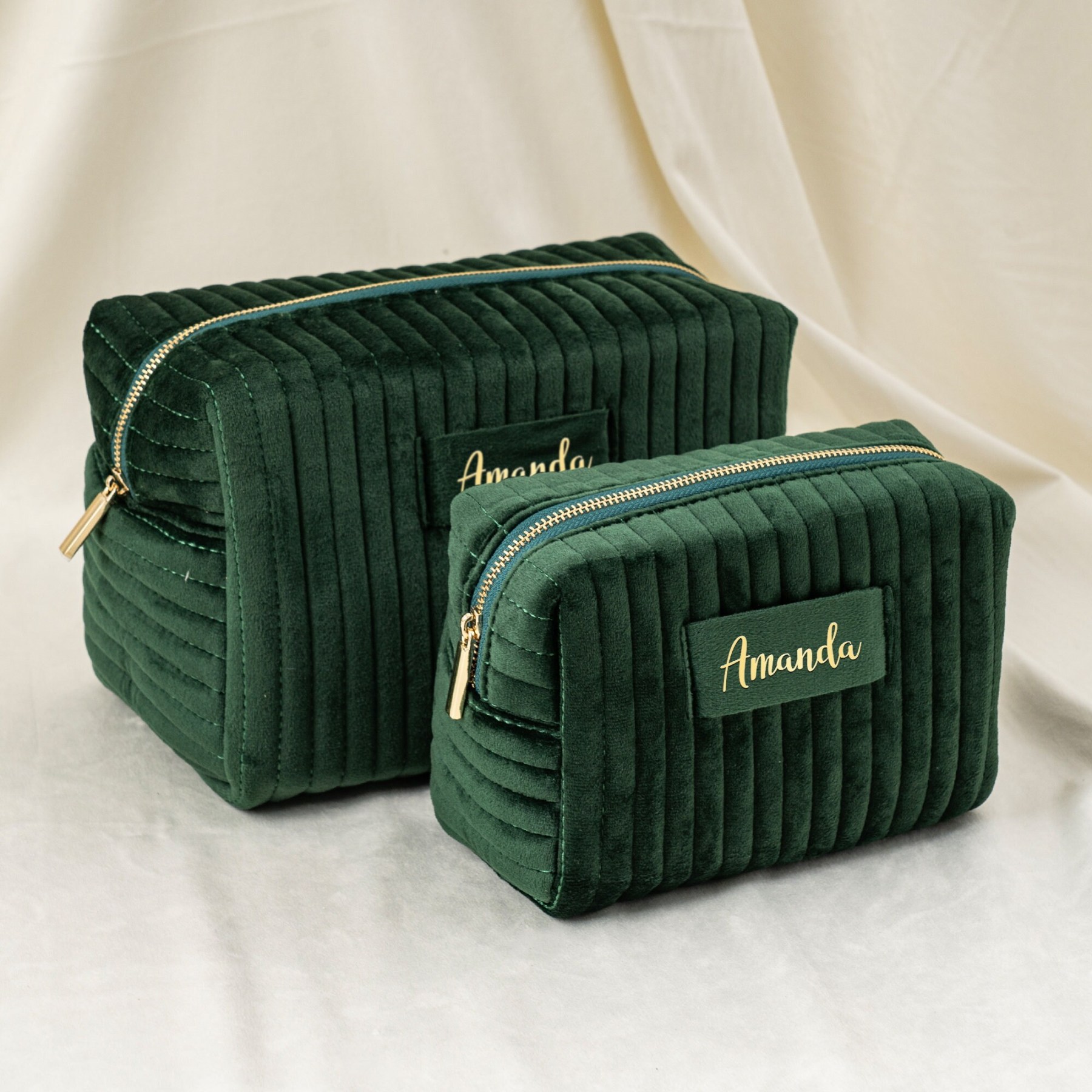 Personalized Velvet Makeup Bag for Unique & Love | JNSBag24