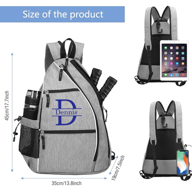 Personalized Monogram Pickleball Sports Backpack for Unique & Love | JNSBag92