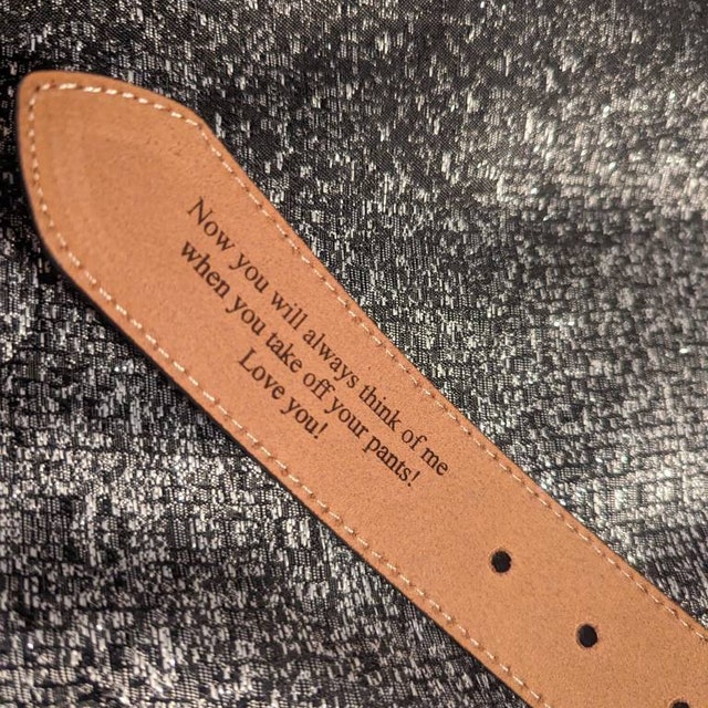 Personalized Handmade Engraved Genuine Leather Belt for Men | JNSCloth18