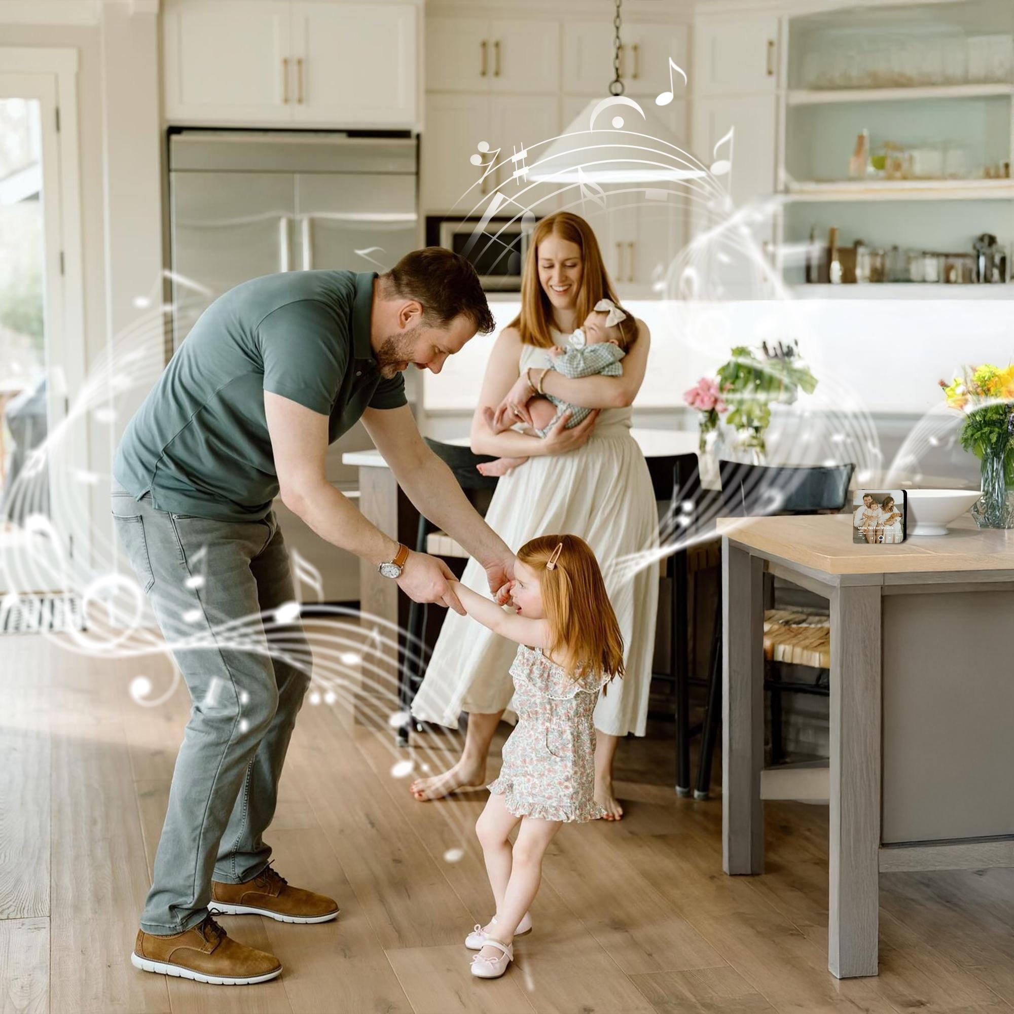 Personalized Photo Music Fridge Magnet for Unique & Love | JNSDec131