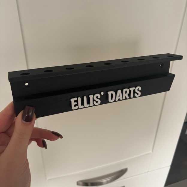Personalized 9 Darts Wall Mounted Display Holder Stand for Unique & Love | JNSDec207