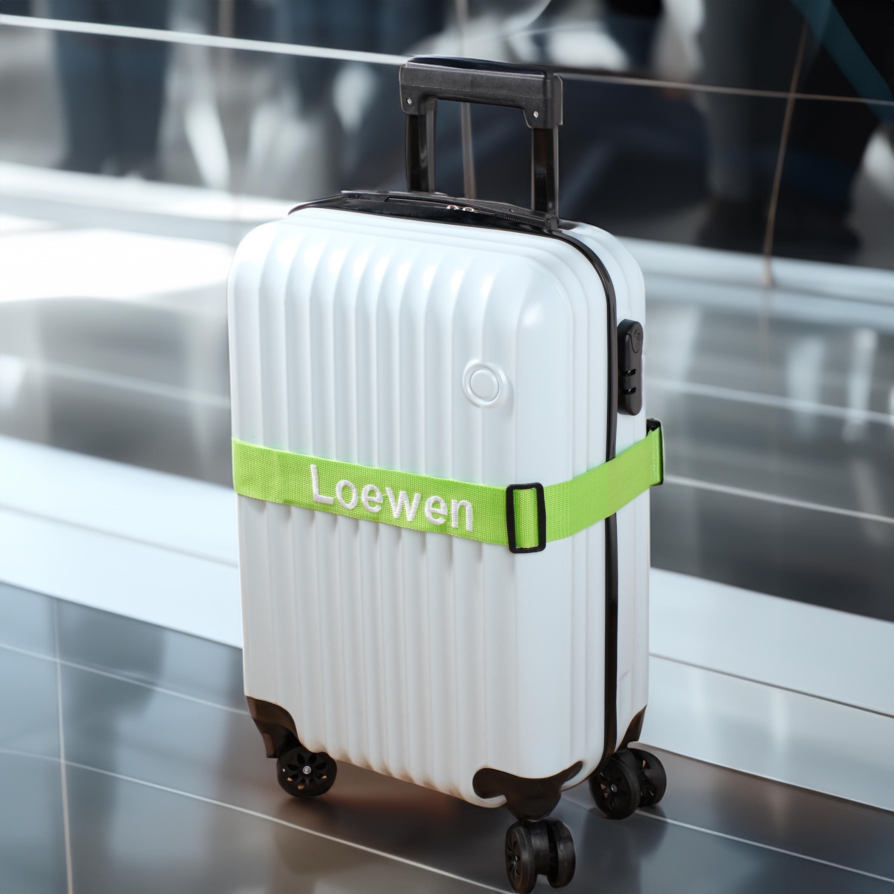 Personalized Name Embroidery Luggage Strap Belt | JNSDec145