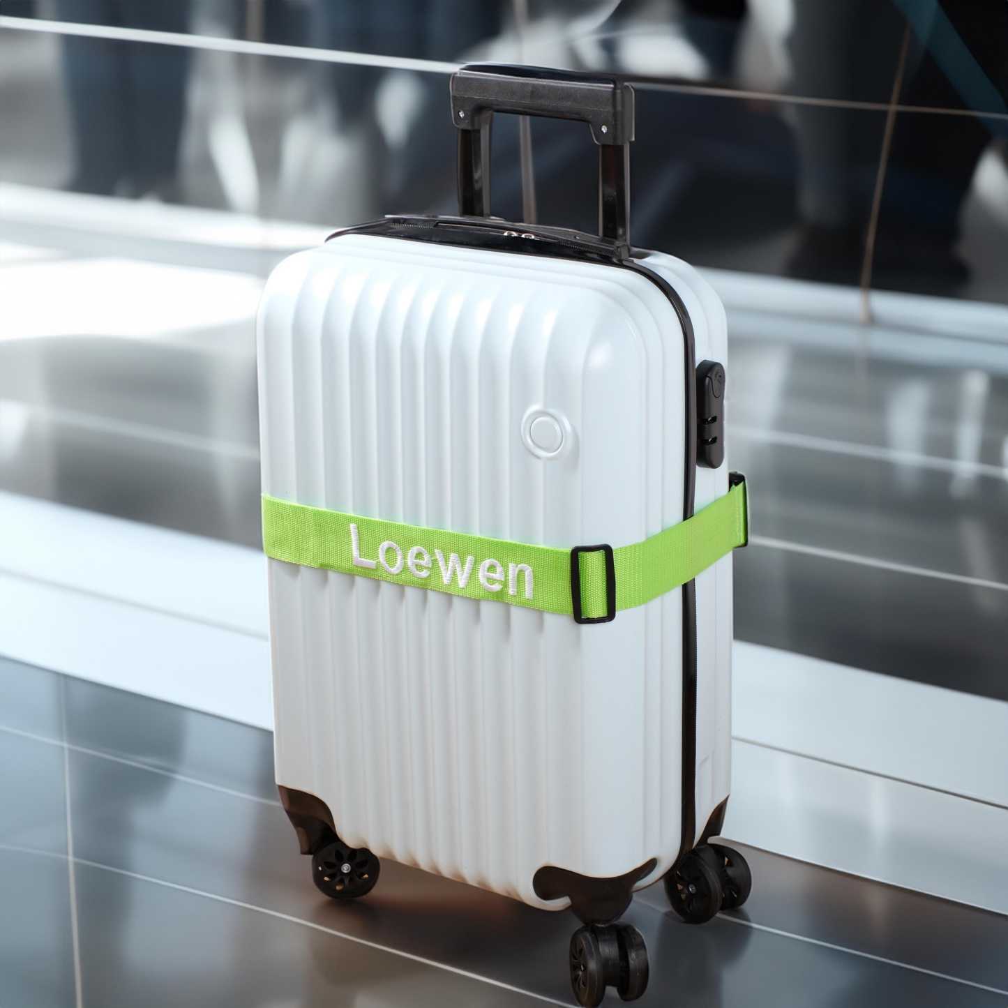 Personalized Name Embroidery Luggage Strap Belt | JNSDec145