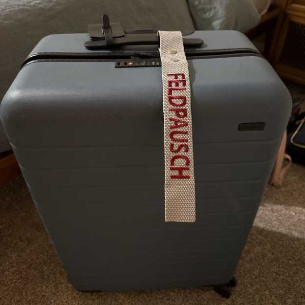 Personalized Embroidered Luggage Tag for Unique & Love | JNSDec147