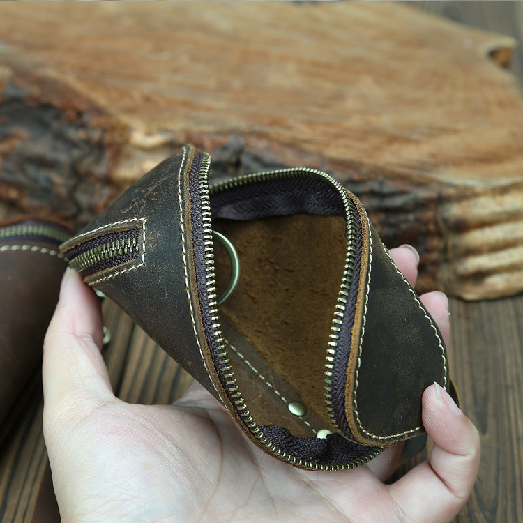 Personalized Monogram Engraving Leather Key Bag for Unique & Love | JNSBag84