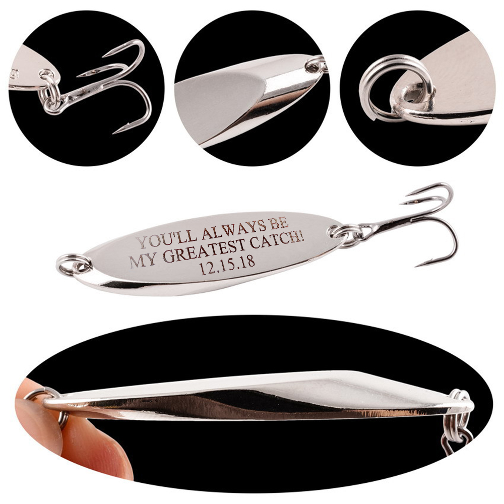 Personalized Engraved Fishing Lure Hook for Unique & Love | JNSTool17