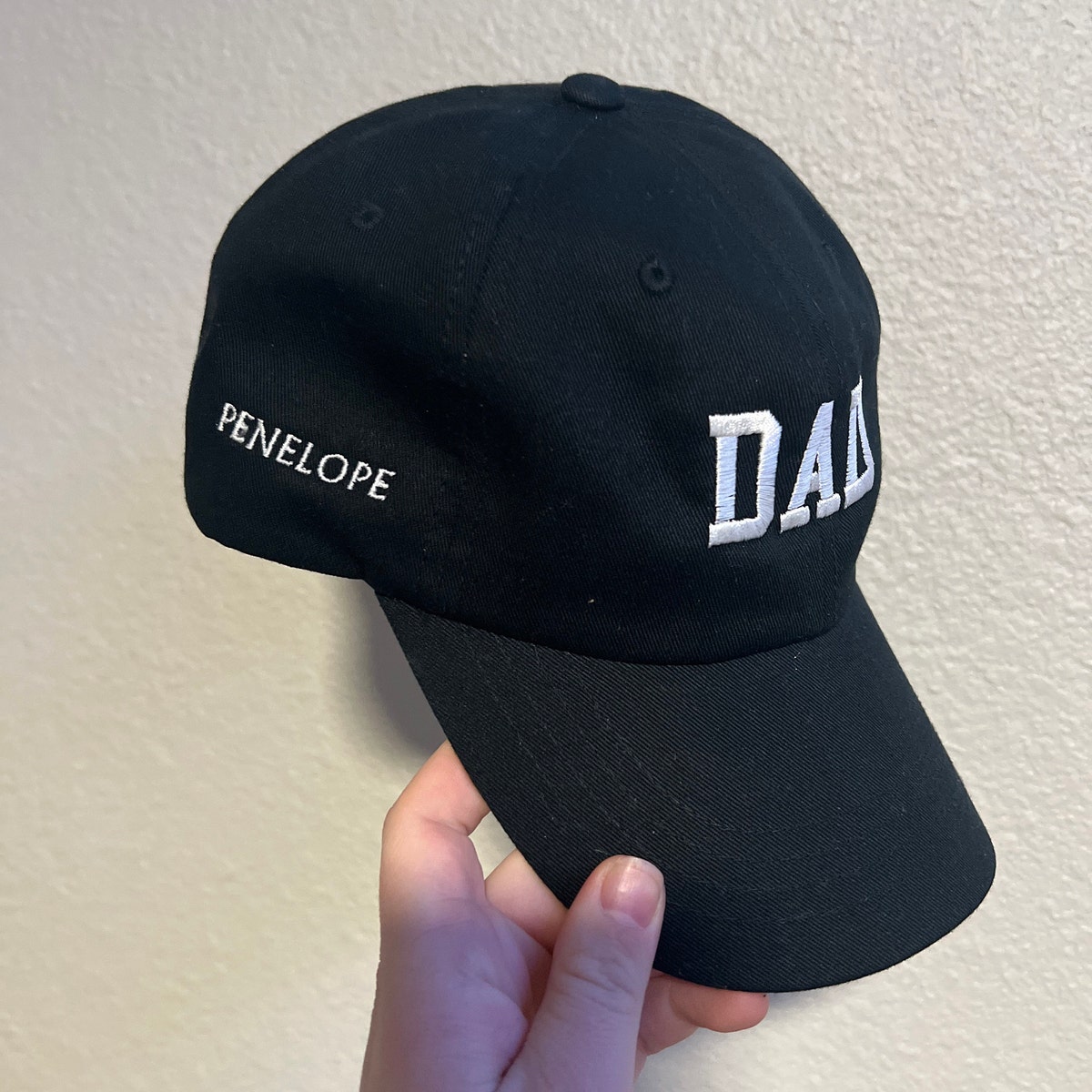 Personalized Embroidered DAD Hat with Kids Names for Unique & Love | JNSHat10