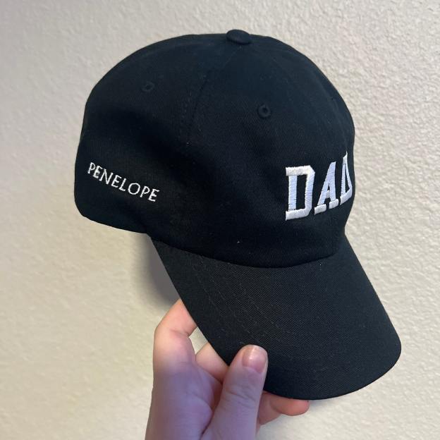 Personalized Embroidered DAD Hat with Kids Names for Unique & Love | JNSHat10