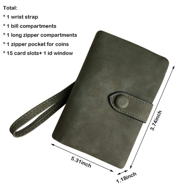 Personalized Tri-Fold Birth Flower Leather Wallet Card Holder for Unique & Love | JNSBag10