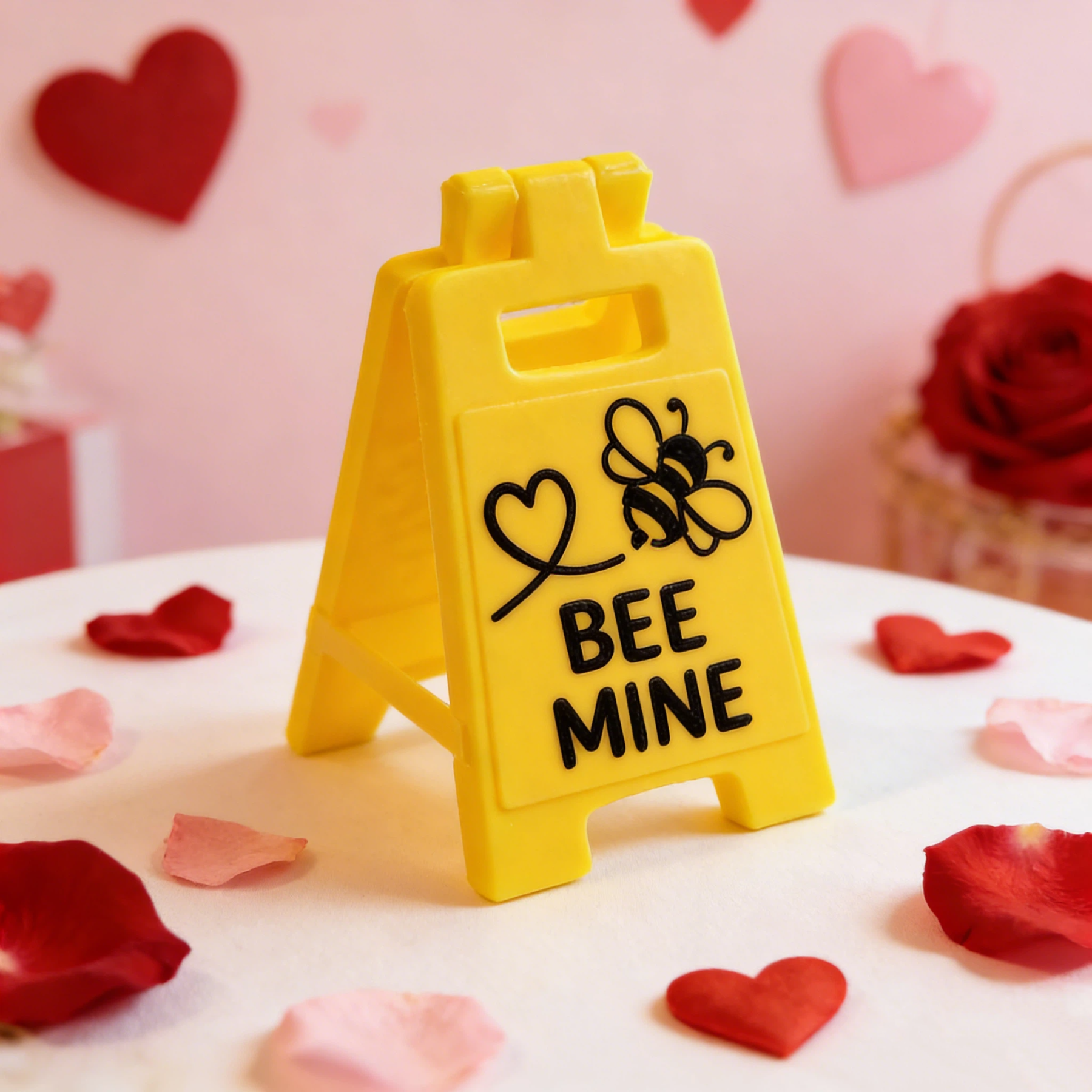 Personalized Romantic Love Message 3D Printed Sign Decor | JNSDec193