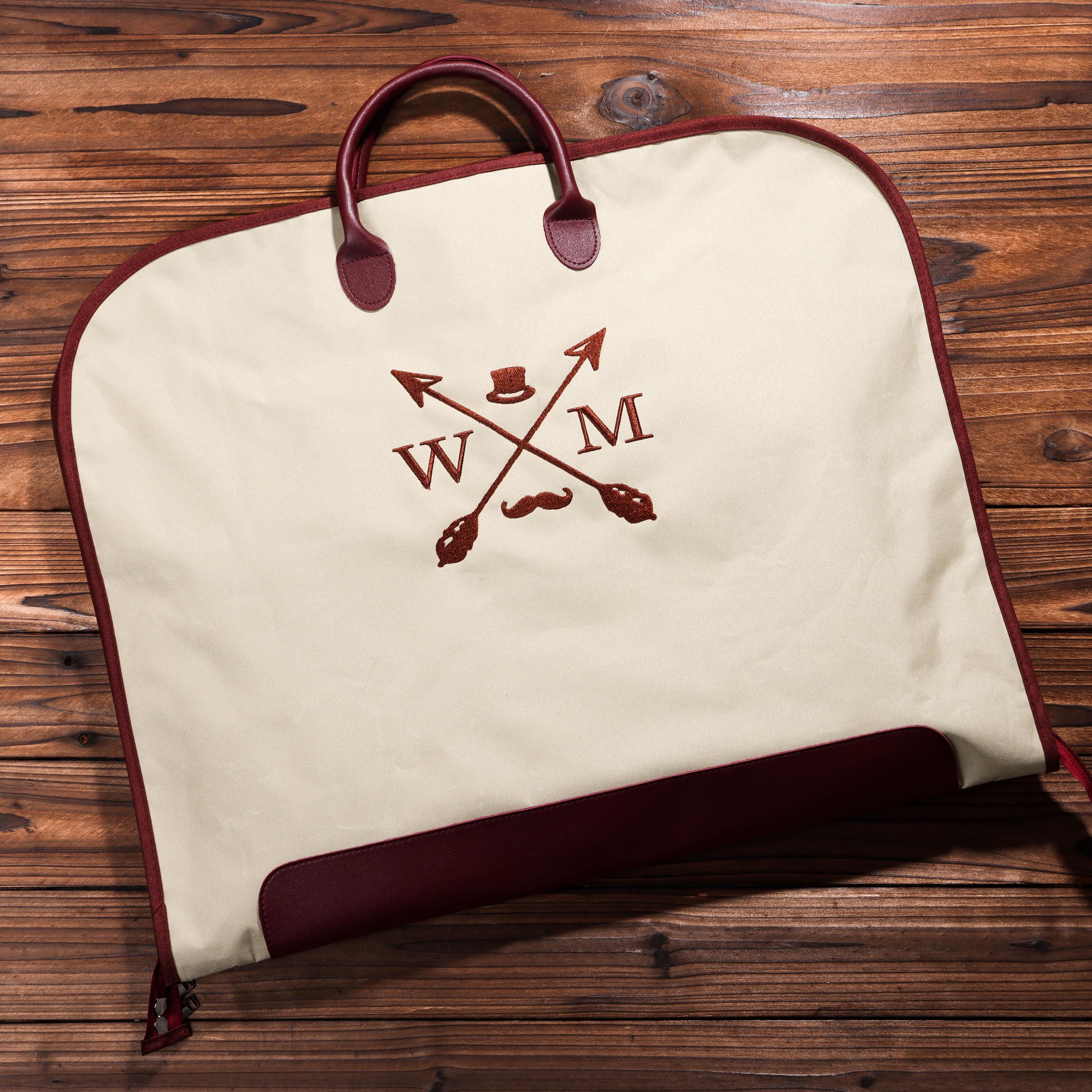 Personalized Monogrammed Embroidered Waterproof Oxford Cloth Portable Garment Bag | JNSBag100