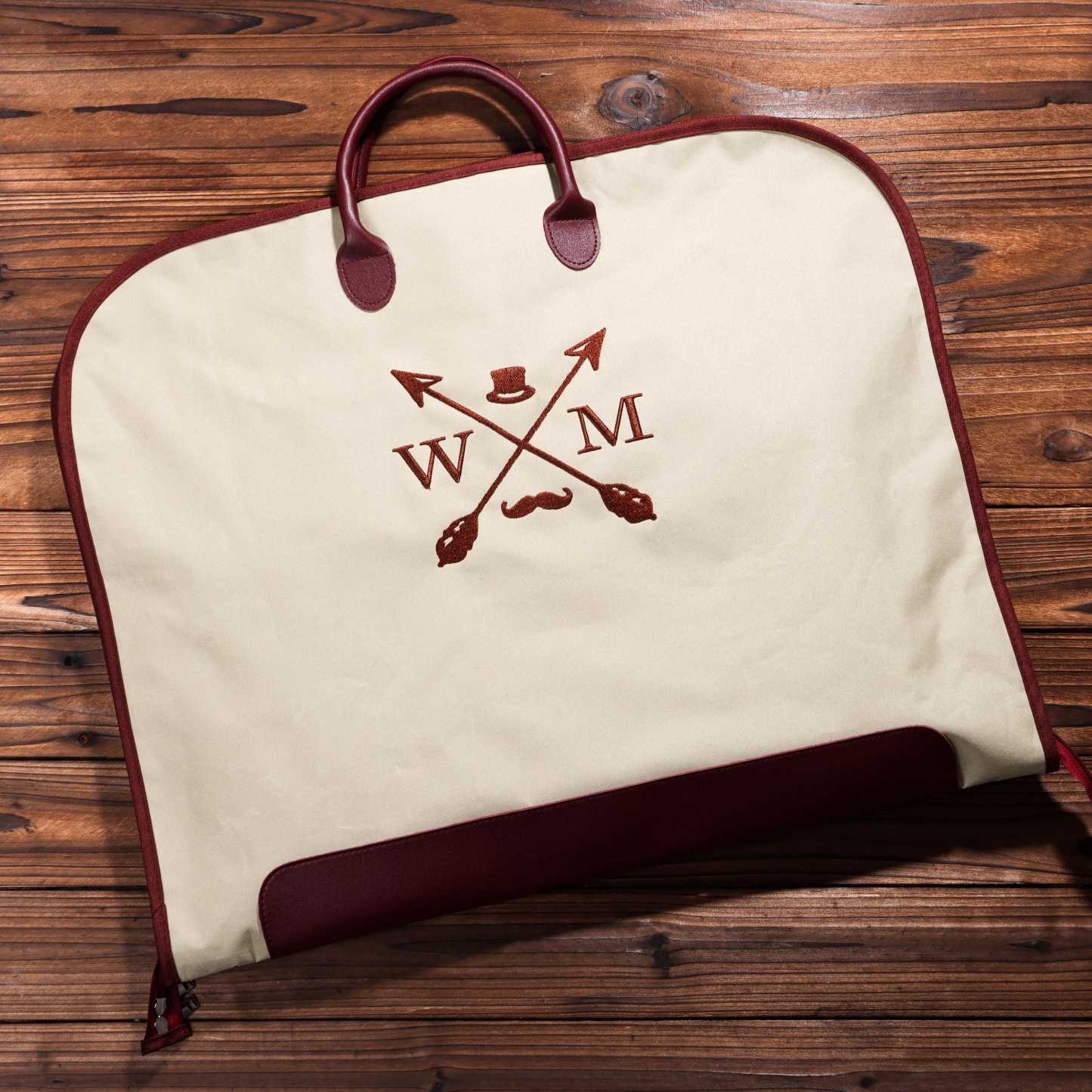 Personalized Monogrammed Embroidered Waterproof Oxford Cloth Portable Garment Bag | JNSBag100