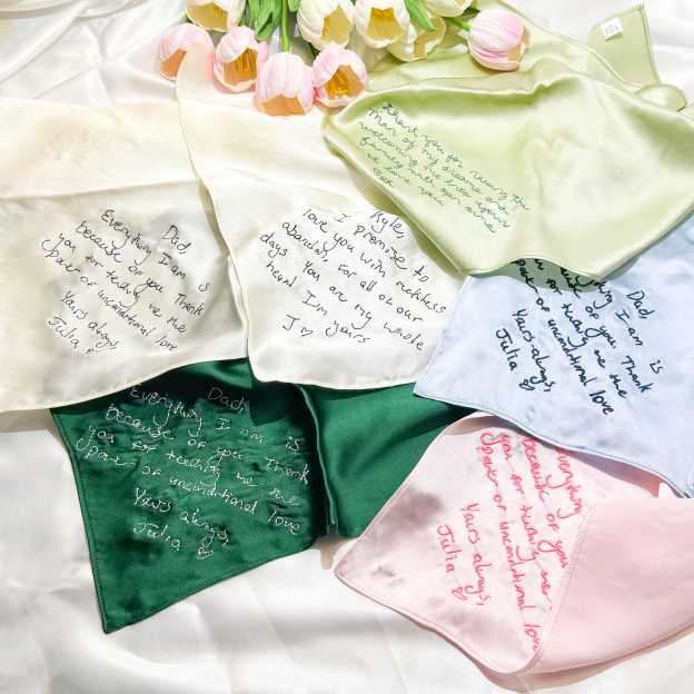 Personalized Embroidered Handkerchief for Unique & Love | JNSCloth47