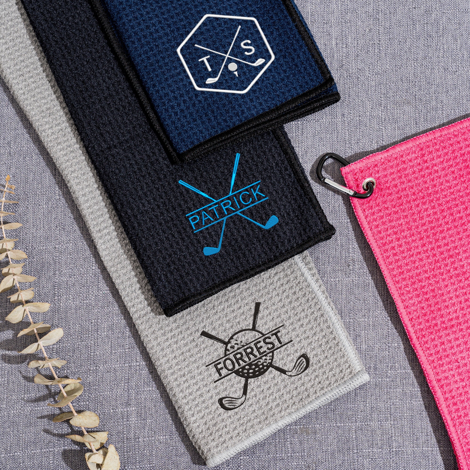 Personalized Monogram Embroidered Golf Towel | JNSCloth36