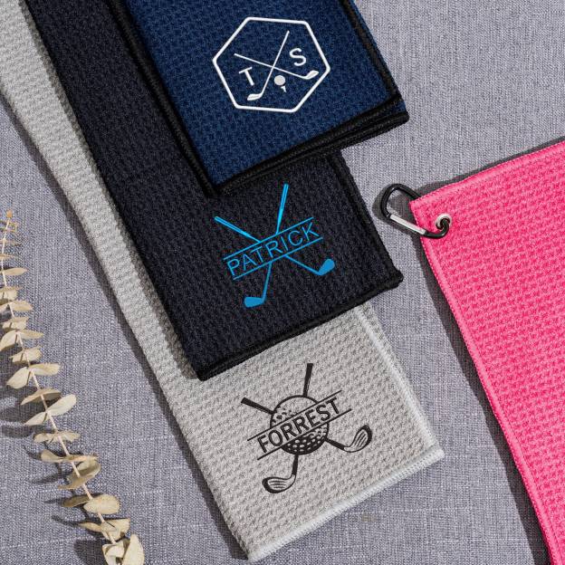 Personalized Monogram Embroidered Golf Towel | JNSCloth36