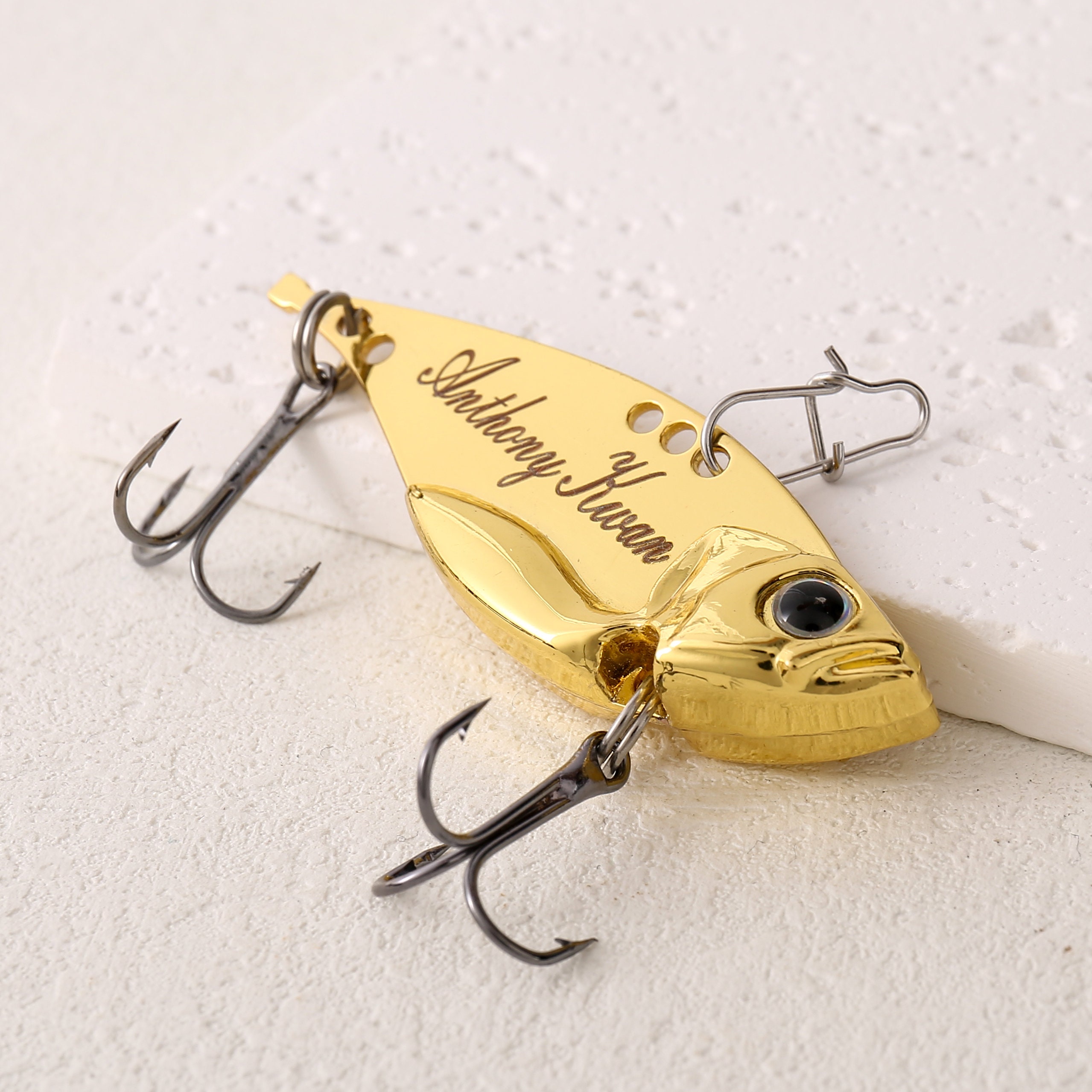 Personalized Engraved Fishing Lure Hook for Unique & Love | JNSTool03