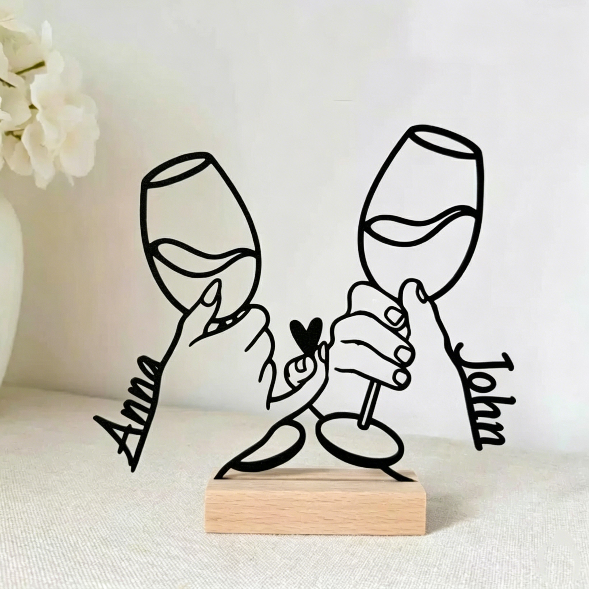 Personalized Name Couple Decor for Unique & Love | JNSDec213
