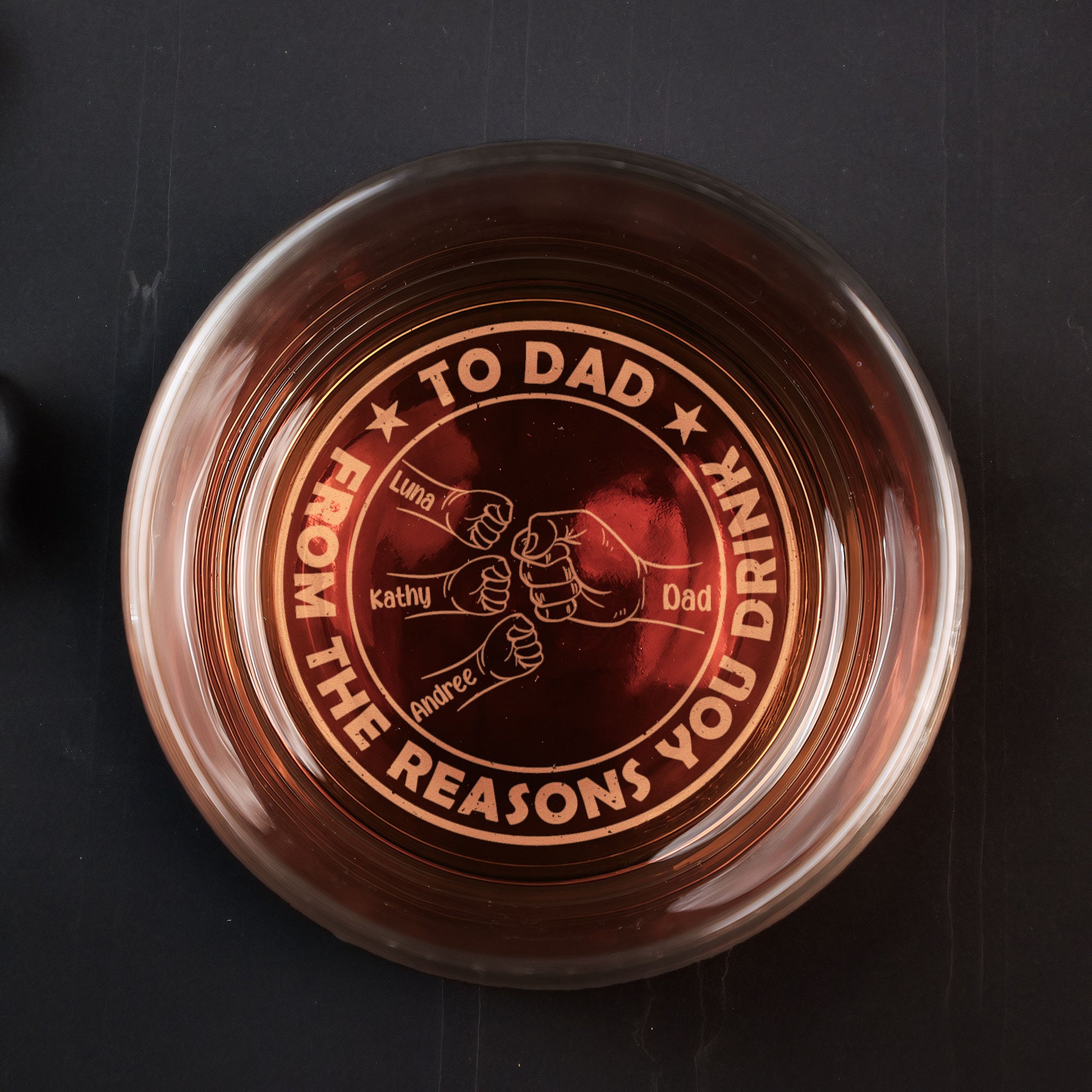 Personalized Engraved Whiskey Glass for Unique & Love | JNSDec79