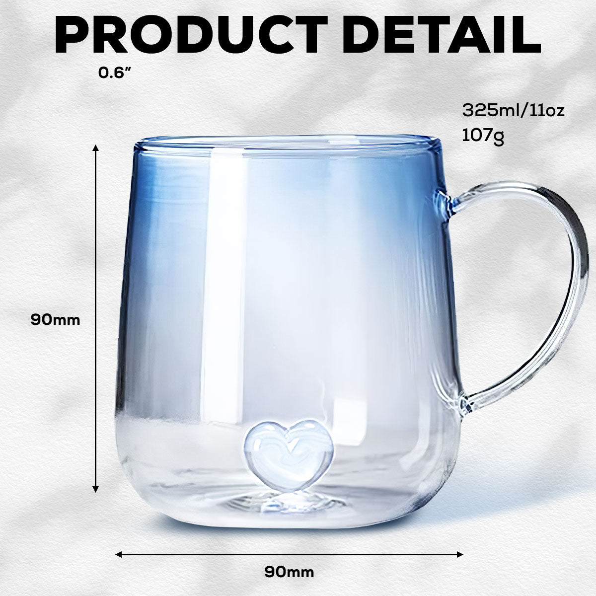 Personalized Birth Month Flower Glass Mug for Unique & Love | JNSDec138