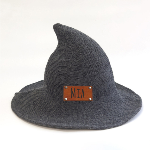 Personalized Name Knitted Halloween Witch Hat for Unique & Love | JNSHat12
