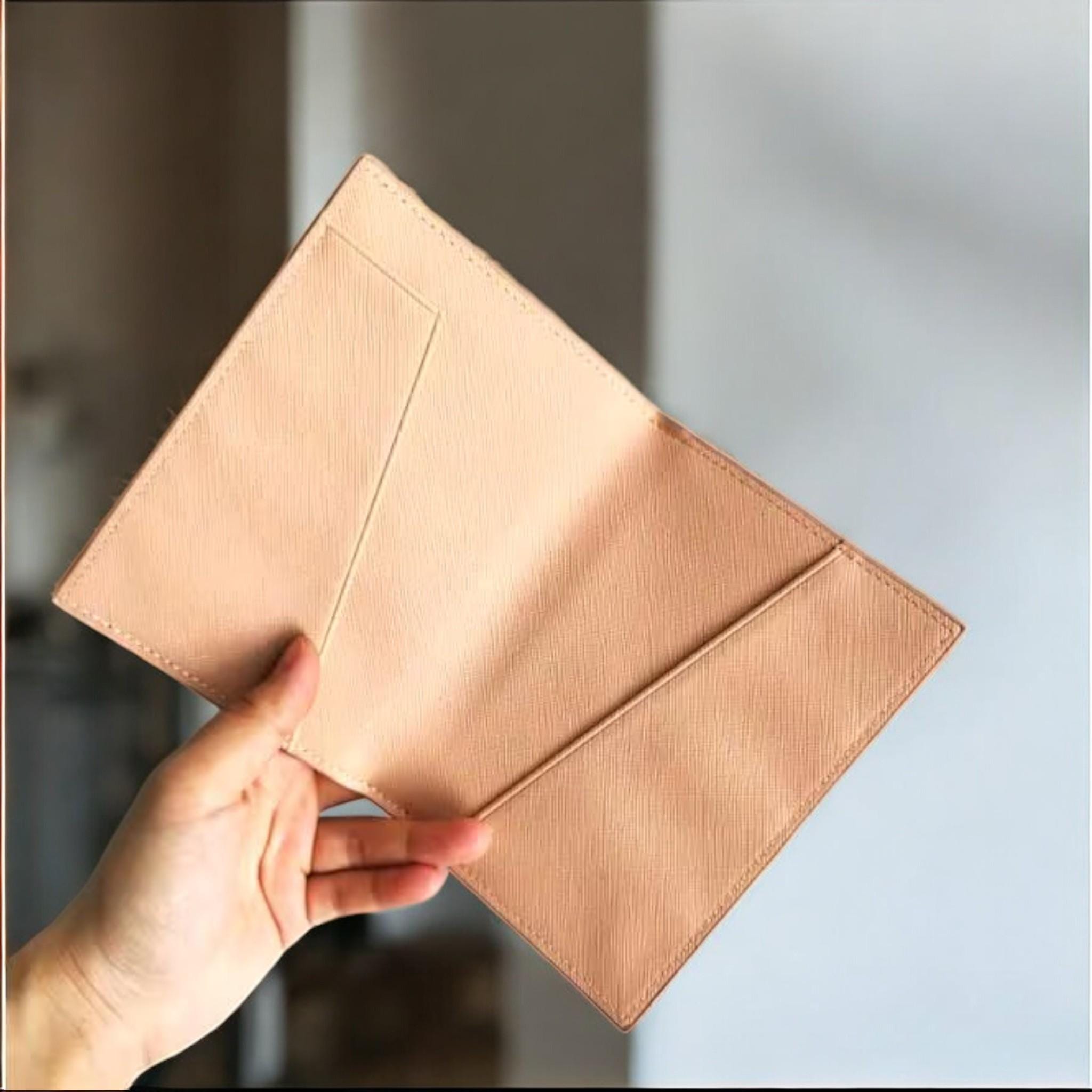 Personalized Leather Passport Wallet & Luggage Tag for Unique & Love | JNSCase04