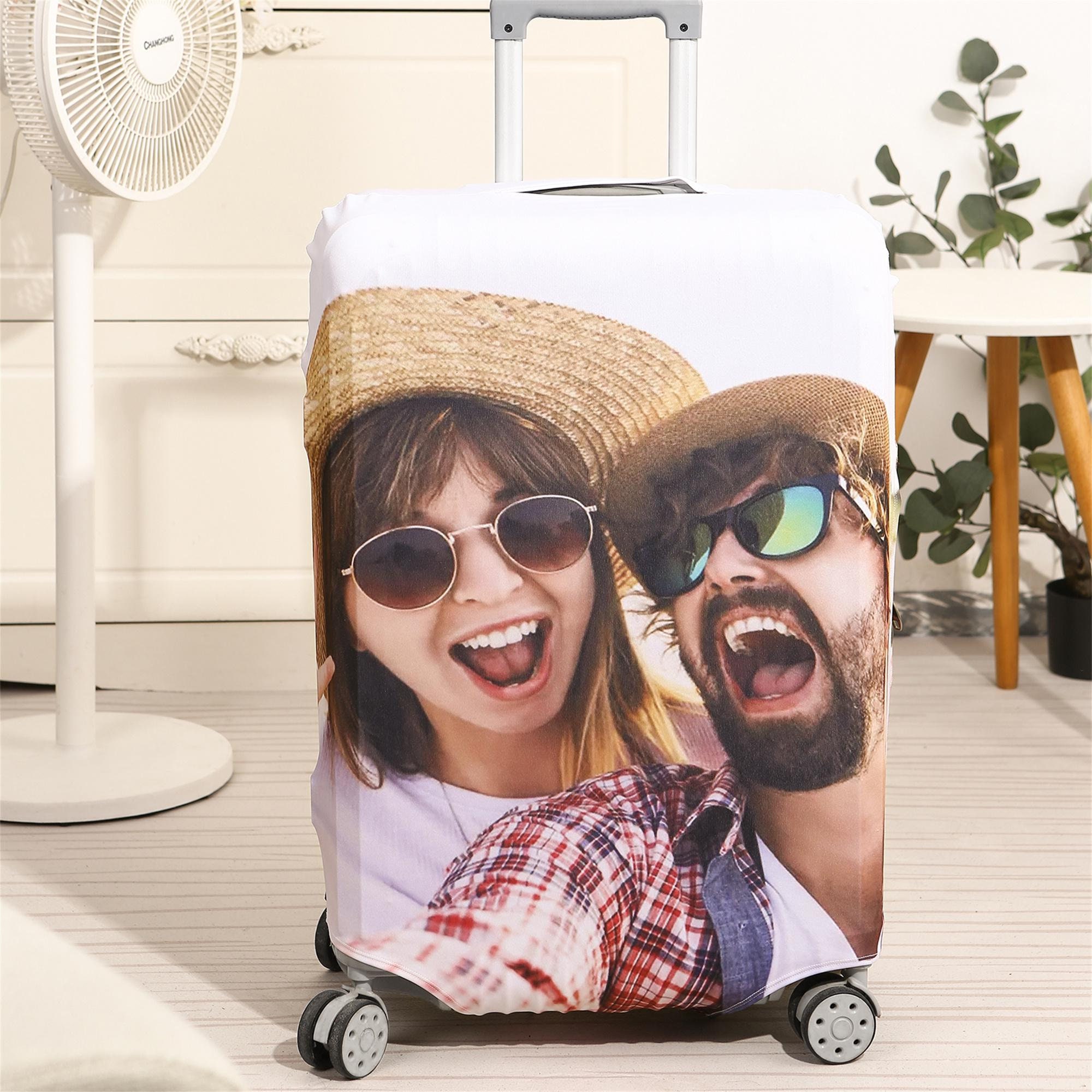 Personalized Photo Luggage Cover for Unique & Love | JNSDec124