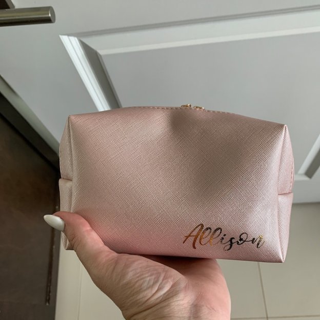 Personalized Name Makeup Bag for Unique & Love | JNSBag32