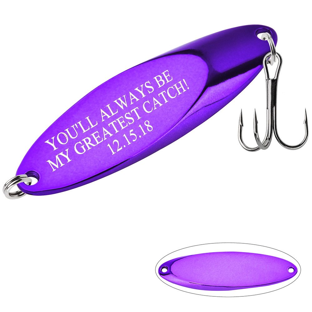 Personalized Engraved Fishing Lure Hook for Unique & Love | JNSTool17