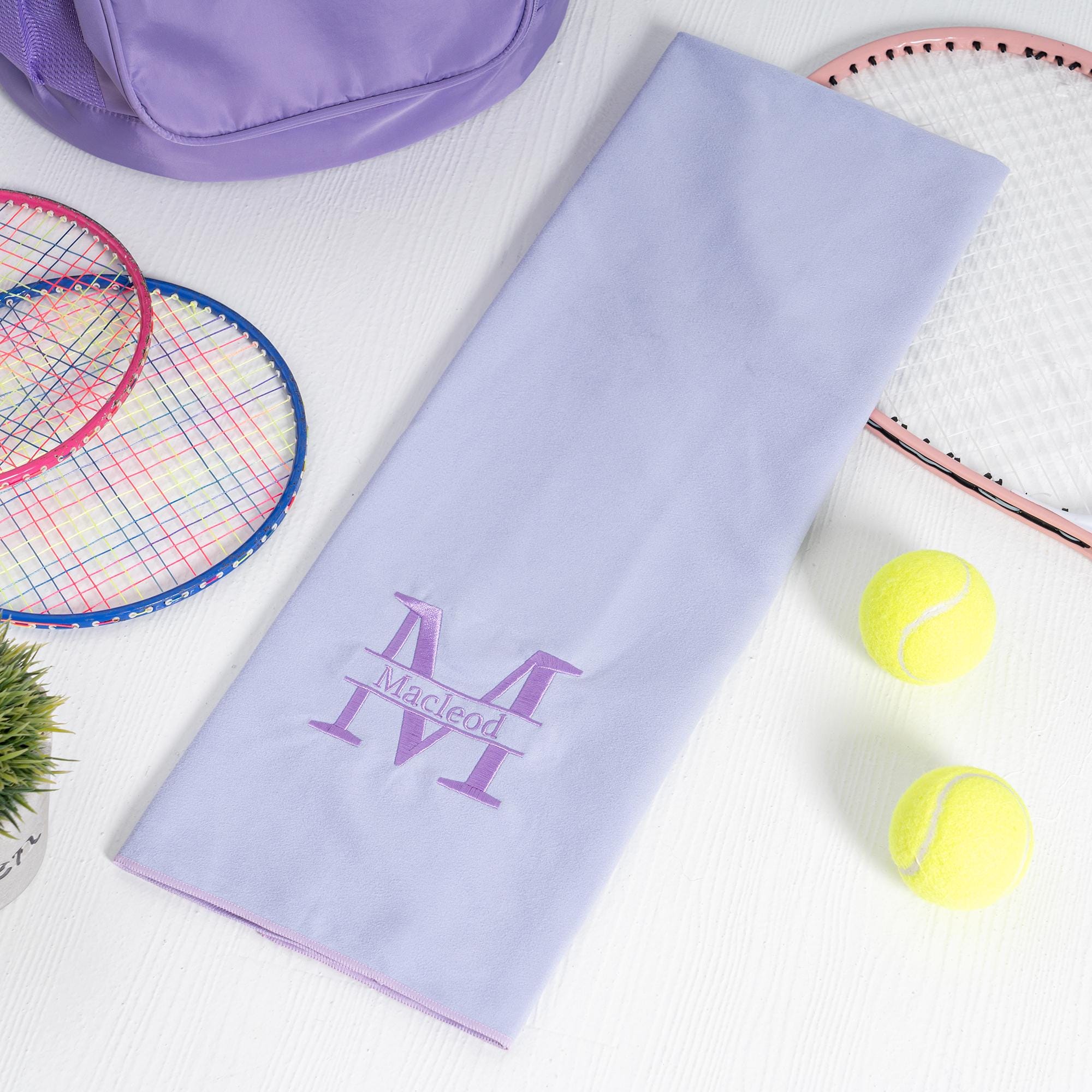 Personalized Name Embroidered Quick-Dry Sports Towel for Unique & Love | JNSCloth61