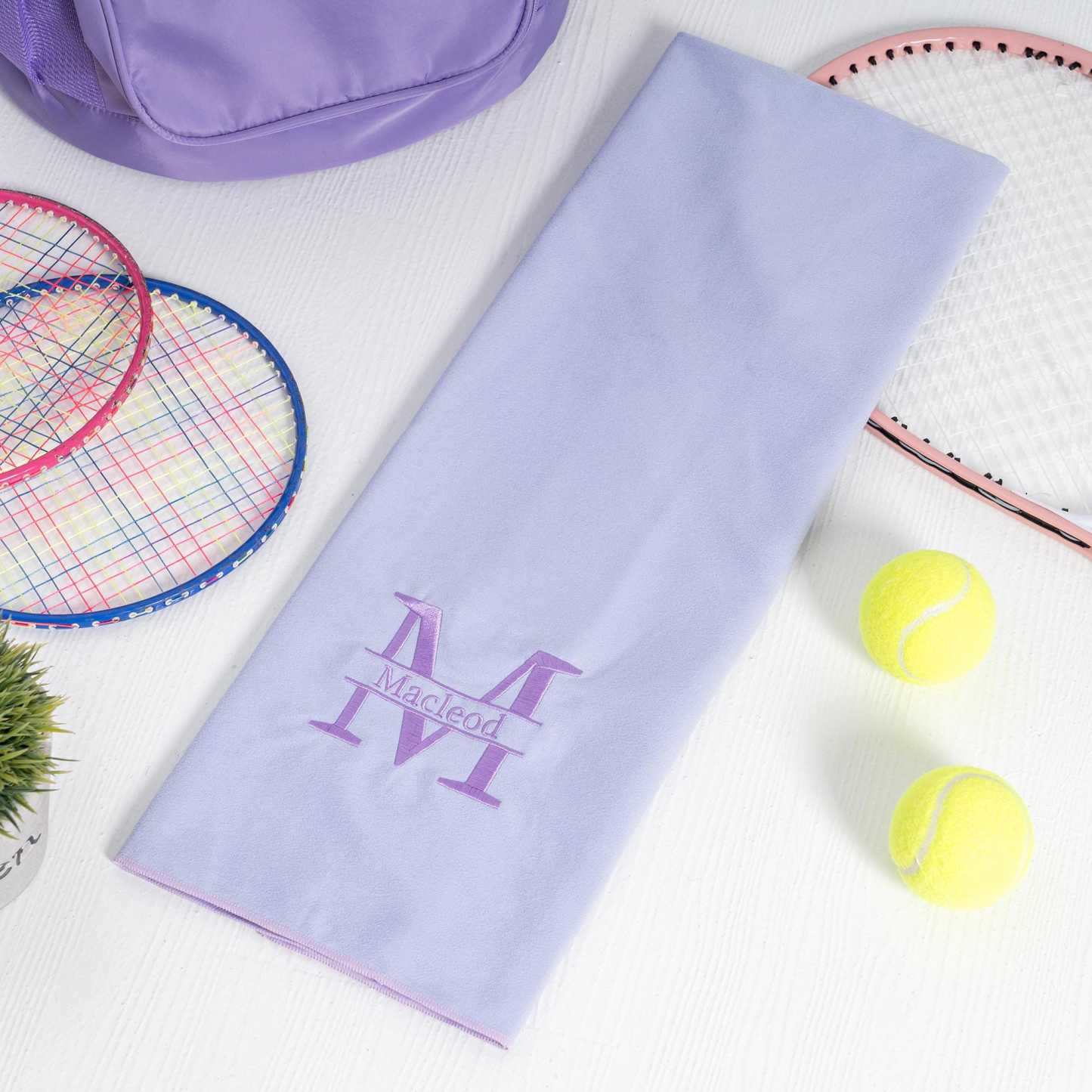 Personalized Name Embroidered Quick-Dry Sports Towel for Unique & Love | JNSCloth61