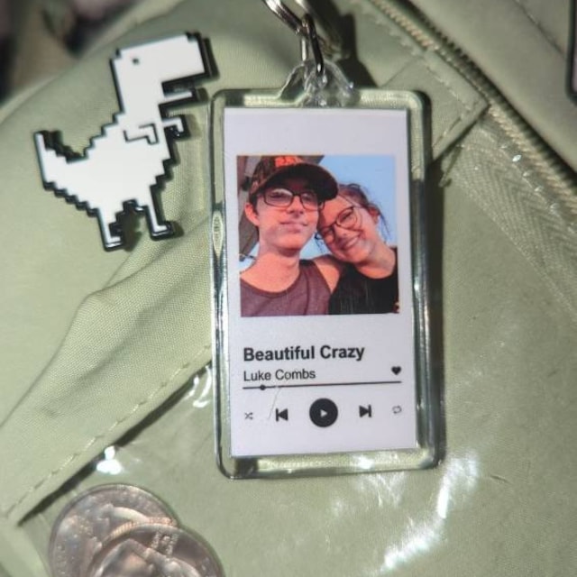 Personalized Song Keychain for Unique & Love | JNSDec26