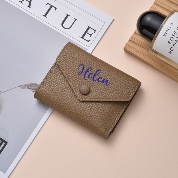 Personalized Monogram Leather Wallet for Unique & Love | JNSBag87