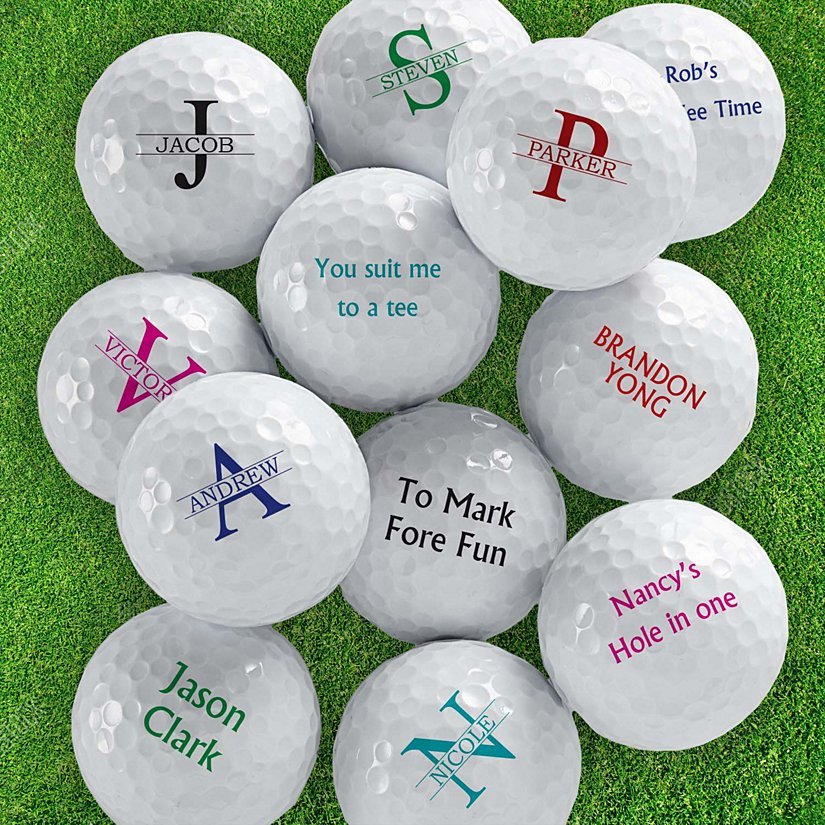 Personalized Monogram Golf Balls | JNSDec93