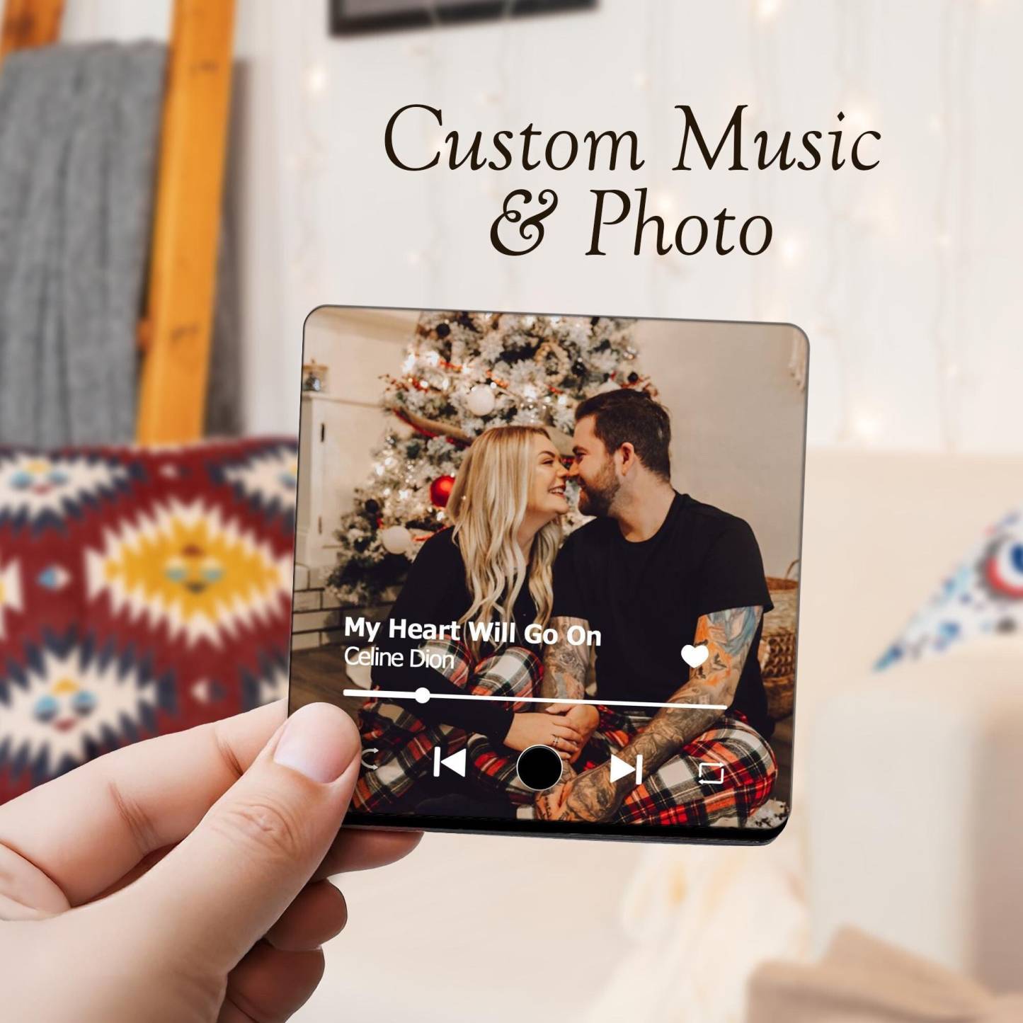 Personalized Photo Music Fridge Magnet for Unique & Love | JNSDec131