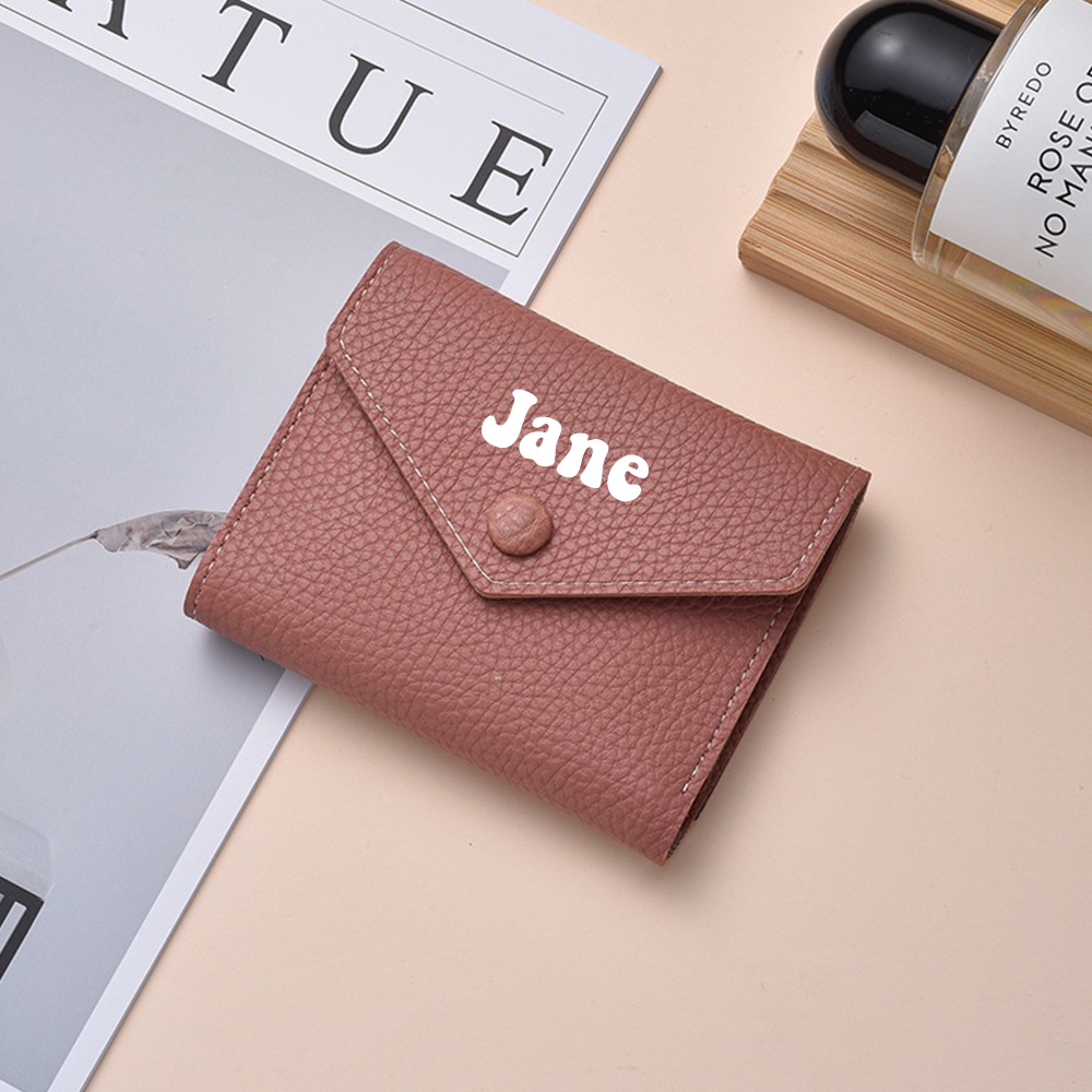 Personalized Monogram Leather Wallet for Unique & Love | JNSBag87