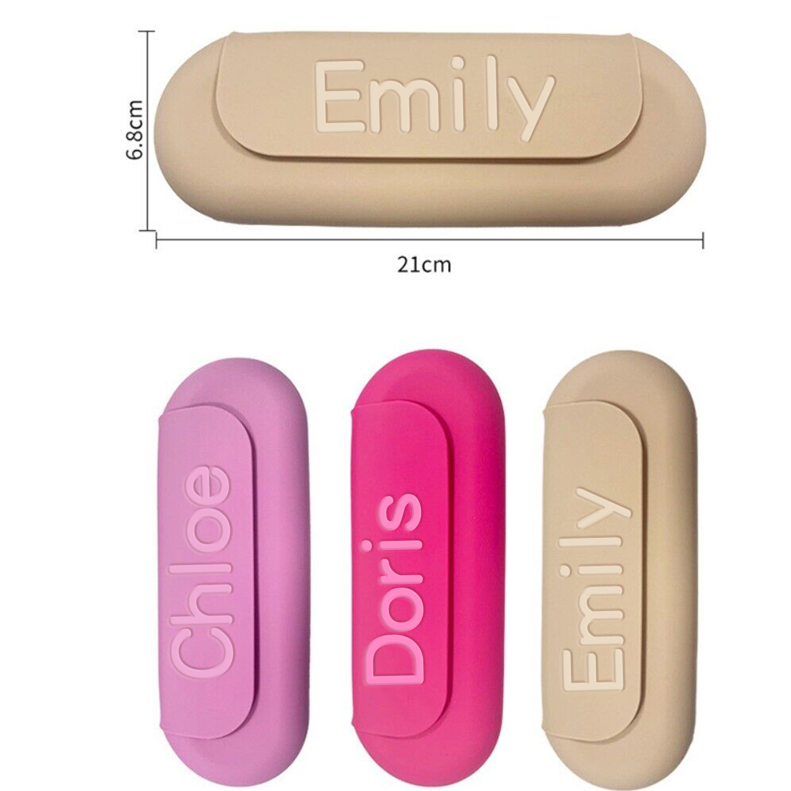 Personalized Silicone Makeup Brush Bag for Unique & Love | JNSBag16