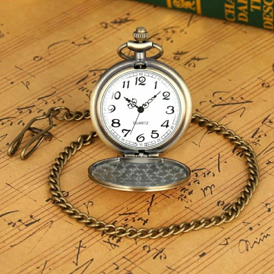 Personalized Monogram Engraved Pocket Watch | JNSDec104