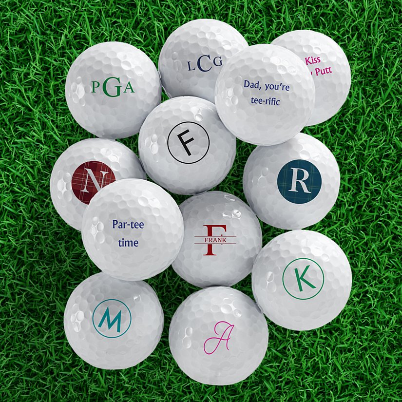 Personalized Monogram Golf Balls | JNSDec93