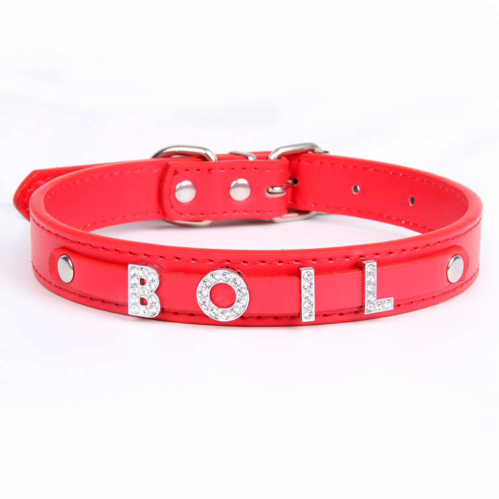 Personalized Initial Letters Choker Collar for Unique & Love | JNSDec168