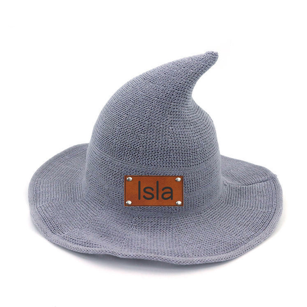 Personalized Name Knitted Halloween Witch Hat for Unique & Love | JNSHat12