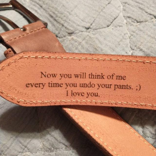 Personalized Handmade Engraved Genuine Leather Belt for Men | JNSCloth18