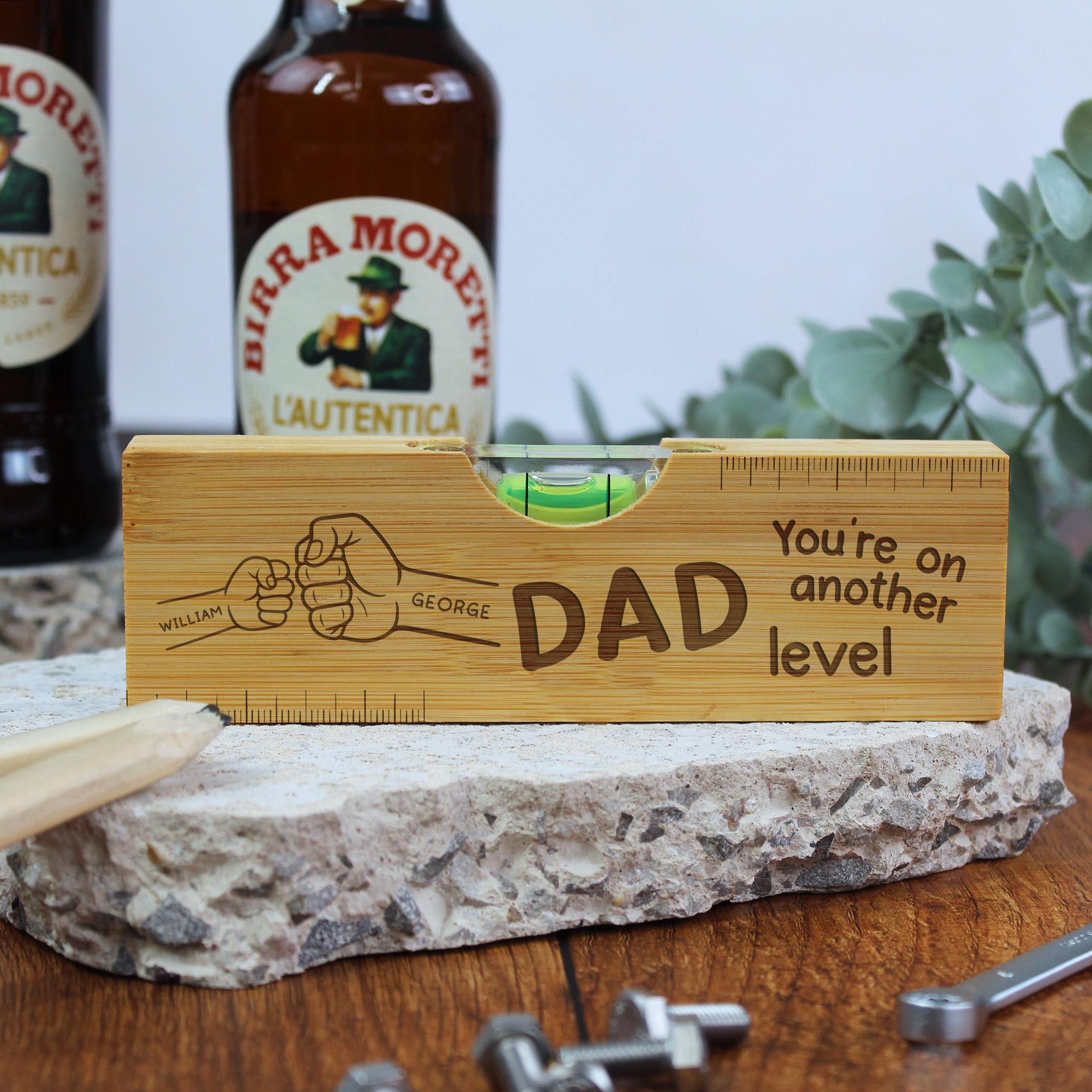Personalized 2 in 1 Wooden Spirit Level Bottle Opener for Unique & Love | JNSTool25