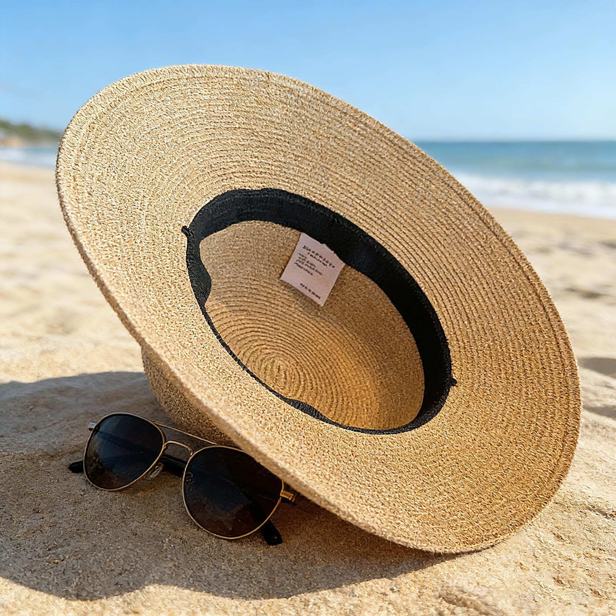Personalized Name Ribbon Straw Sun Hat for Unique & Love | JNSHat16