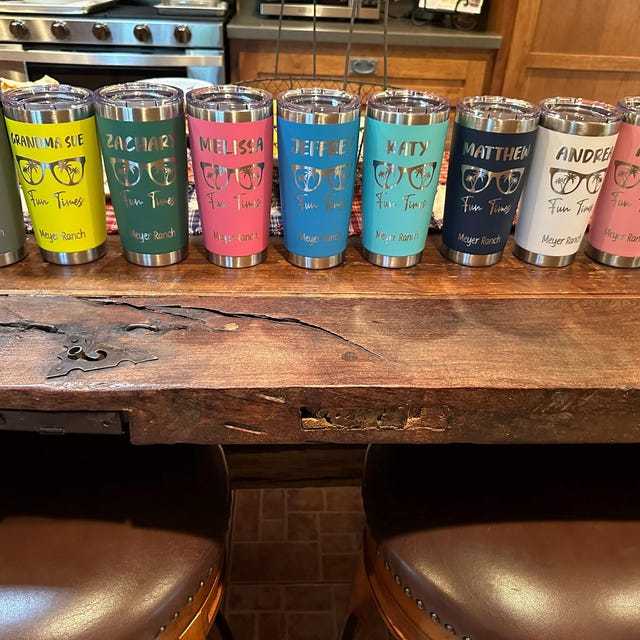 Personalized Name 20oz Vacation Stainless Steel Insulated Tumbler | JNSBottle02