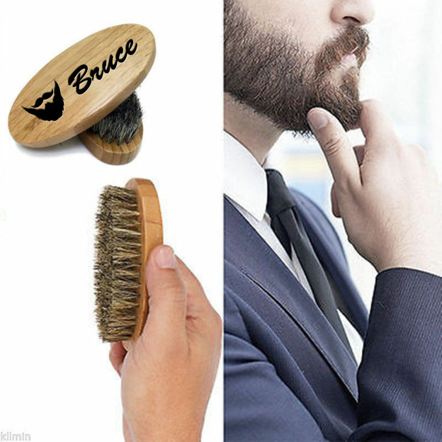 Personalized Wood Beard Brush for Unique & Love | JNSDec38