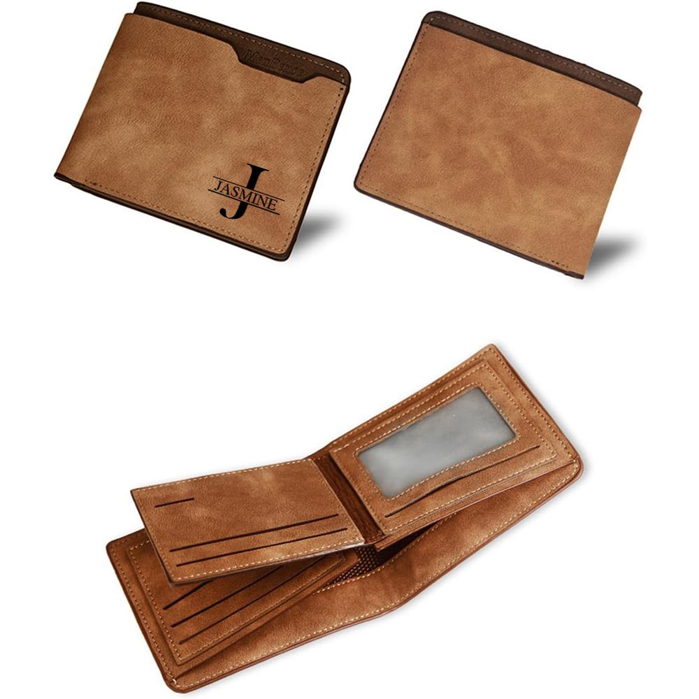 Personalized Leather Monogram Wallet for Unique & Love | JNSBag75