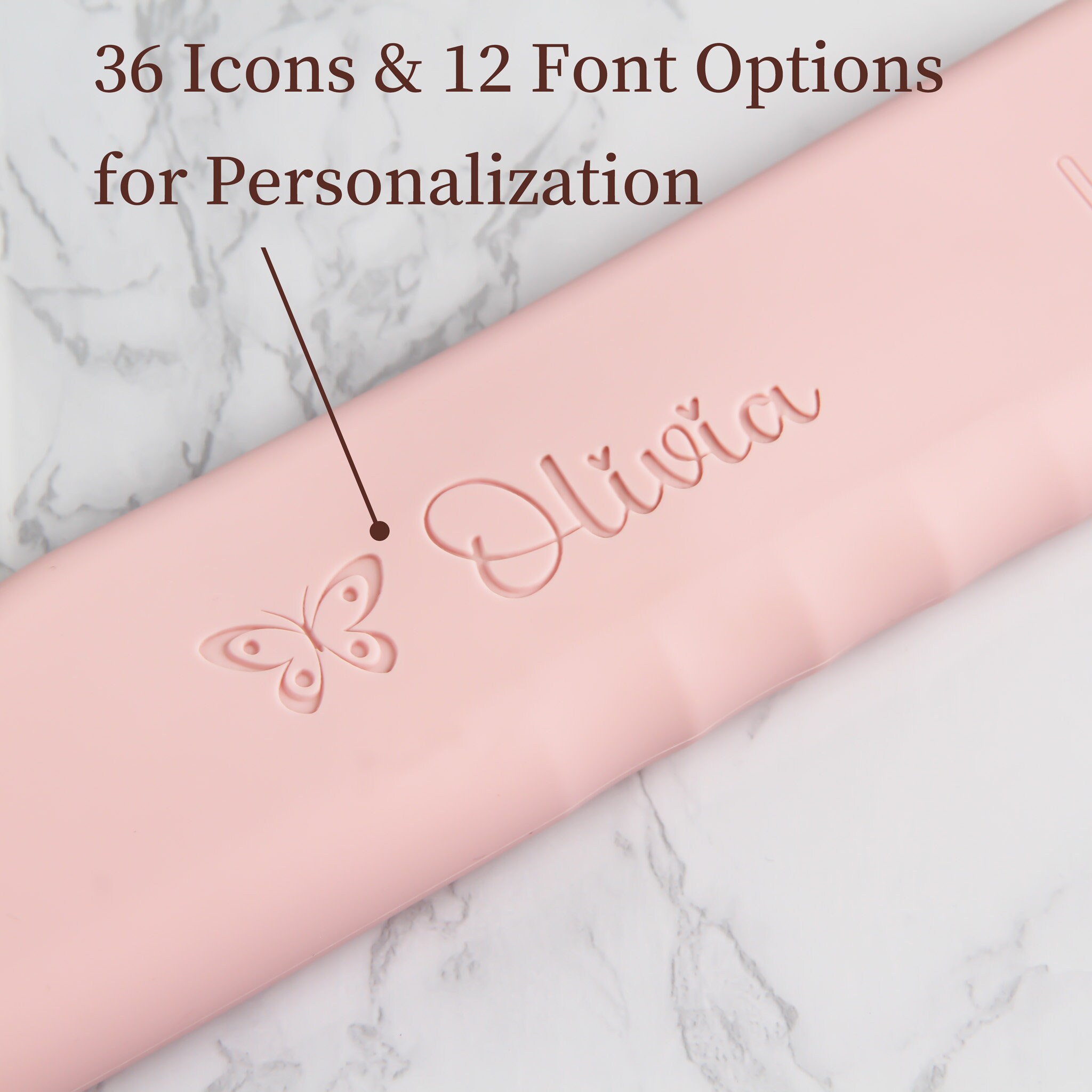 Personalized Silicone Makeup Brush Bag for Unique & Love | JNSBag17