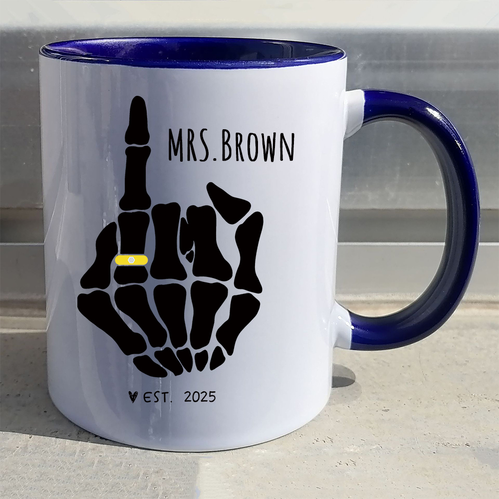 Personalized Funny Mr And Mrs Mug for Unique & Love | JNSDec159