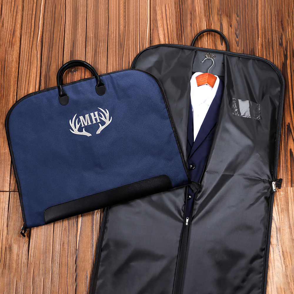 Personalized Monogrammed Embroidered Waterproof Oxford Cloth Portable Garment Bag | JNSBag100