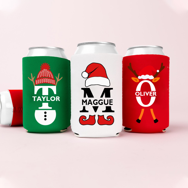 Personalized Family Christmas Can Coolers for Unique & Love | JNSDec179